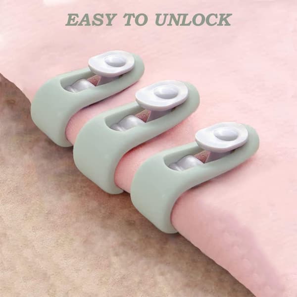 Dynetæppe Clips, Skridsikre Dynetæppe Clips, Dynetæppe C