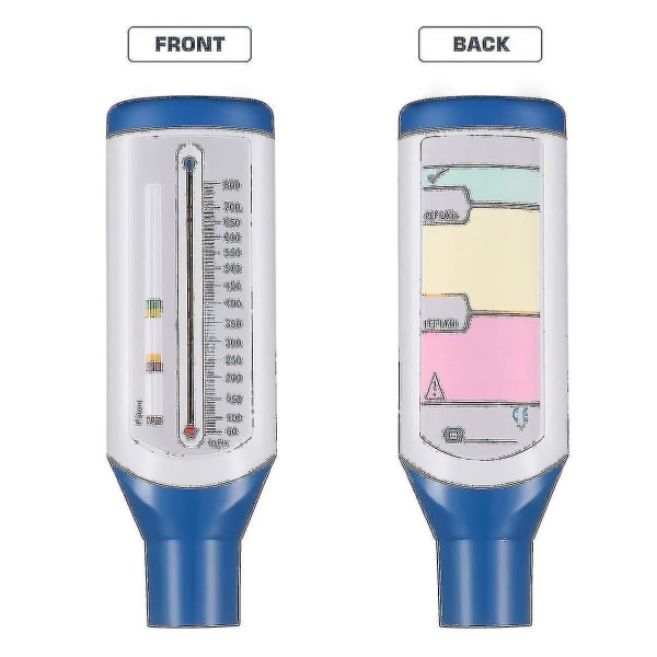Bærbar personlig spirometer toppstrøm - Ekspirasjonsstrømmåler - Spirometrisk lungefunksjon