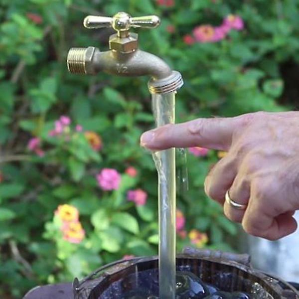 Usynlig flytende tut vannkanne fontene sink legering flytende tapp fontene for hjem hage