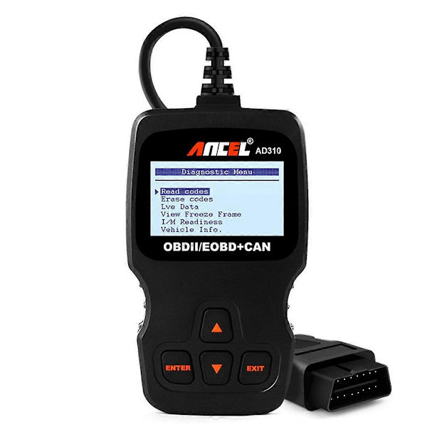 Ancel AD310 Bilmotor OBD Ll Scanner Dekoder OBD 2/EOBD+CAN Bil Diagnostikverktyg Plug and Play