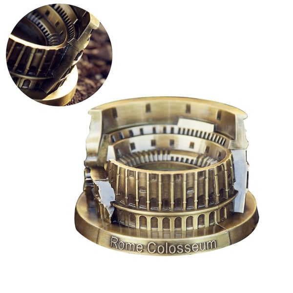Kontor Dekoration Metal Håndværk Rom Colosseum Statuer Colosseum Figurer Antik Arkitektur