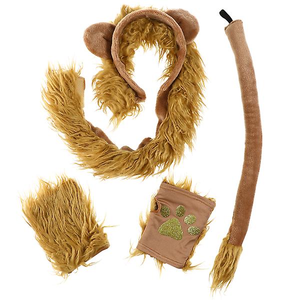 Børnekostume Dyrekostume Voksenløvekostume Toddler Lion Cosplay Sæt Toddler Lion Costume Baby Lion Costume