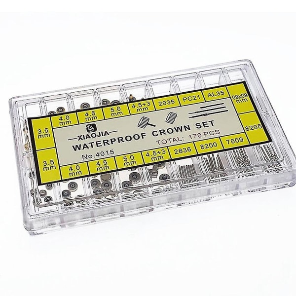 170 stk/boks Urkroner Deler Erstatning Assortert Dome Flat