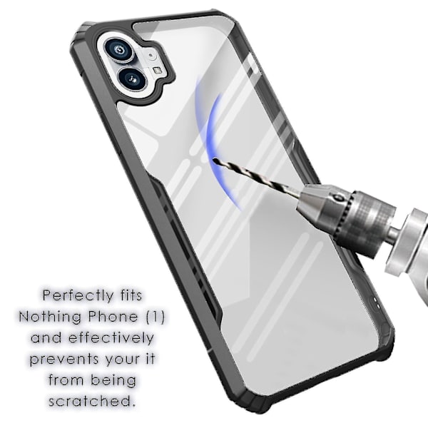 Fodral Kompatibelt Med Nothing Ph, Högklar PC + Mjuk TPU-Ram Skyddande Omslag