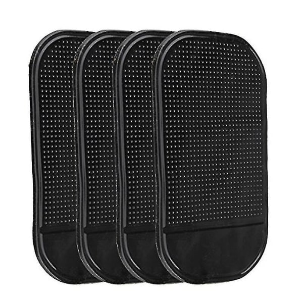 4 st Black Magic Sticky Pad Anti Slip Mat Bil Dashboard för mobiltelefon
