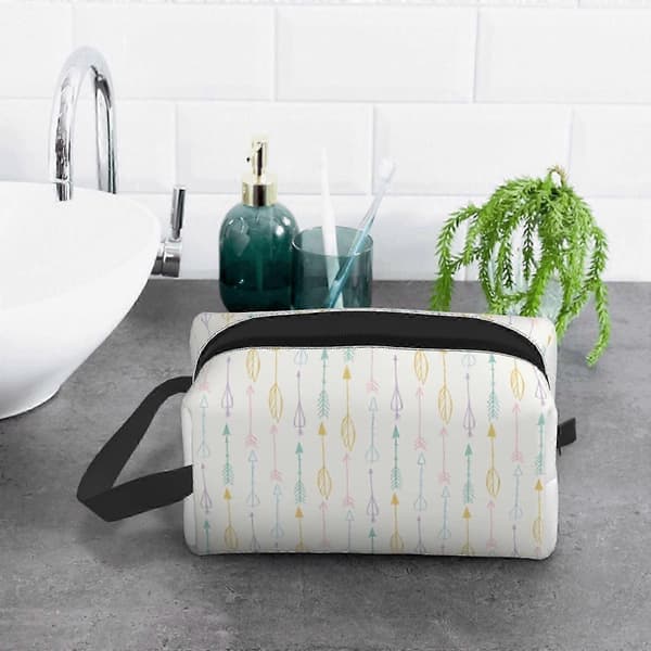 Rejseplejesæt taske til mænd og kvinder Essentials Off-White