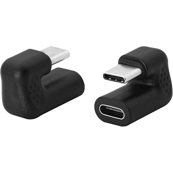 USB C-adapter, 180 graders USB Type-C han til hun, til bærbare computere