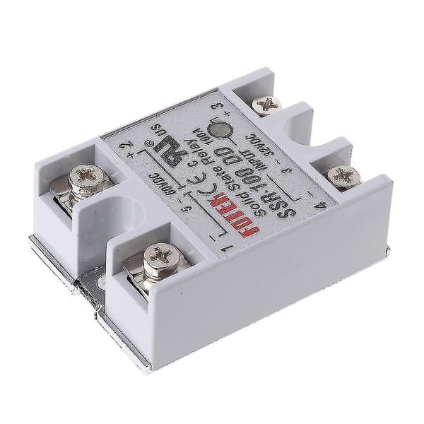 SSR-100 DD Solid State Relämodul 100A 3-32V DC Ingång 5-60V DC Utgång Relä