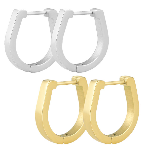 Kvinde Øreringe 2 Par Små Øreringe Til Kvinder Dangle Hoop Øreringe Mode Smykker Til Kvinder Flere Former Style:Style 4;:;