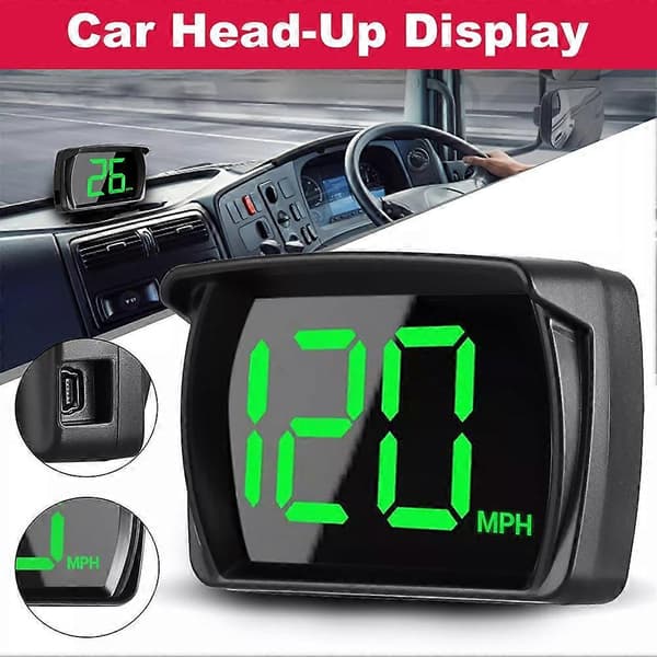 GPS KMH HUD Digitalt speedometer Head Up Display Biltilbehør
