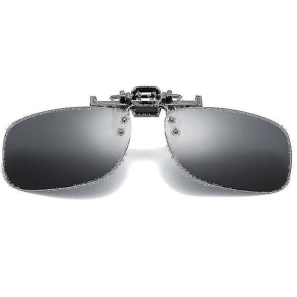 Polariserade solglasögon med UV-skydd för män, flip-up, clip-on, för körning