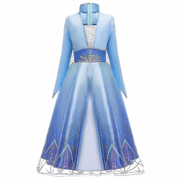 Elsa Cosplay Kostume Pige Prinsesse Kjole 150