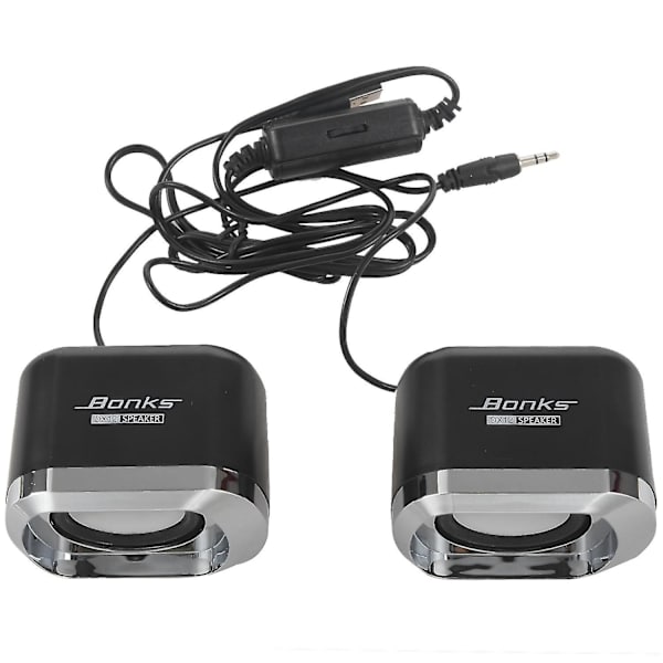 Usb 2.0 -liitäntäinen Mini Tietokonekaiutin Työpöydälle Kannettavalle Tietokoneelle Pc Mp3 Mp4