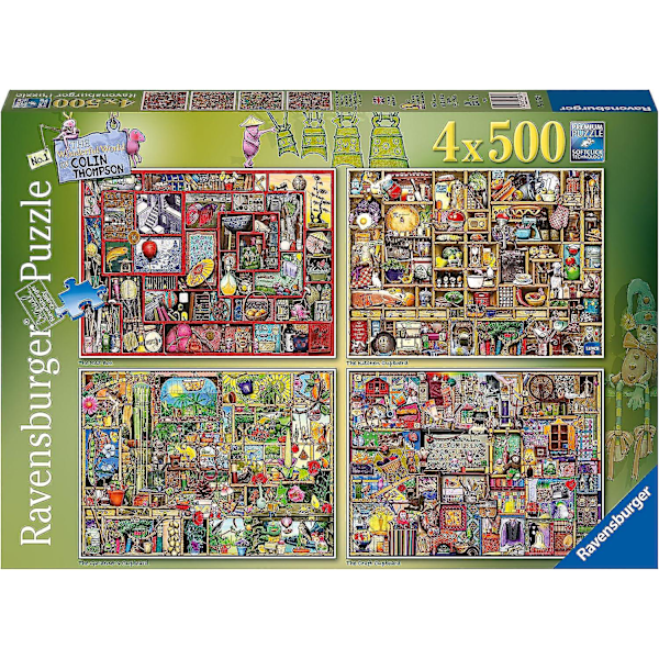Ravensburger The Wonderful World of Colin Thompson No.1 Pussel (4 x 500 bitar)
