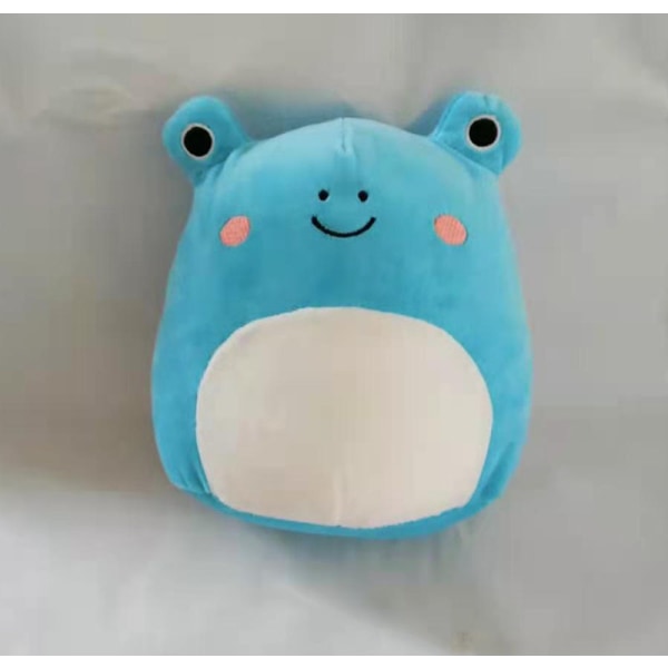 20 cm Squishmallow pute koselig leketøy ROSA HUND ROSA HUND blue frog