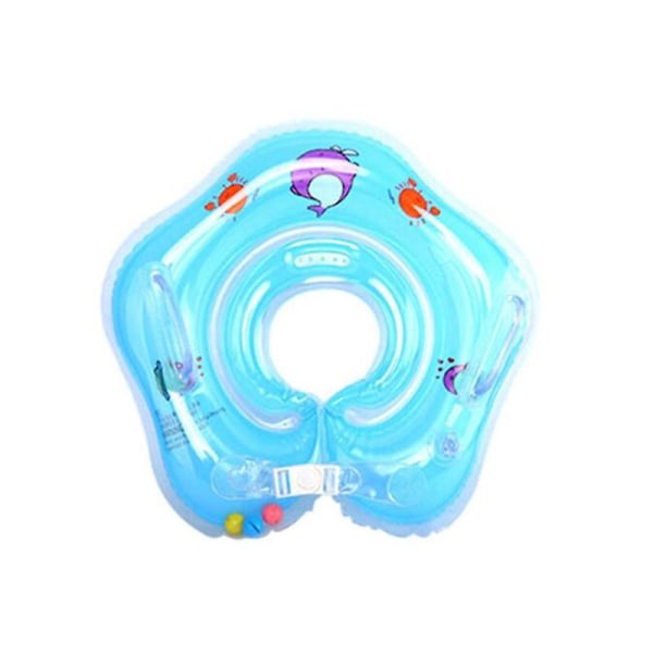 Svømning Baby Tilbehør Hals Ring Tube Safety Infant Float Circle Blue
