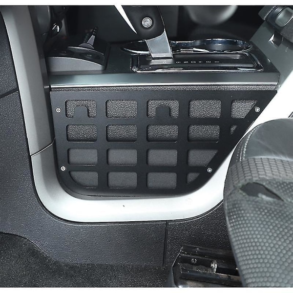 Interiör förvarings Molle-panel Center Console Organizer för 2009-2014 Tillbehör Växelspaks paneler