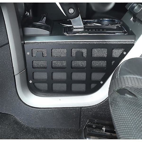 Interiør opbevaring MOLLE panel center konsol arrangør til 2009-2014 tilbehør gear skift paneler