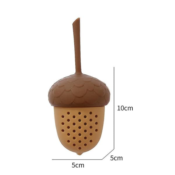 Te Blad Infuser Mini Gummi Furu Kjegle Form Te Sil Te Blad Infuser