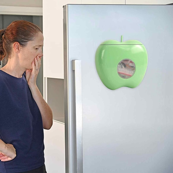 Dispenser för matfilm, väggmonterad förvaringslåda (grön)