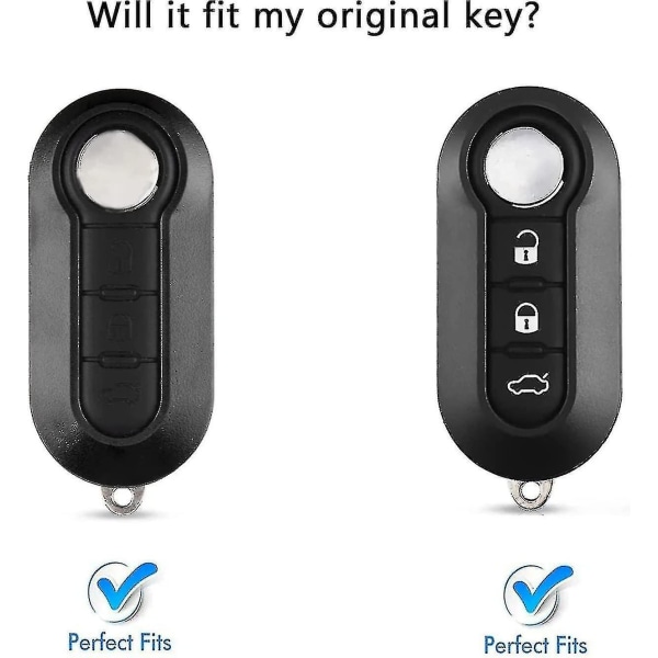 Th Button Fiat 500 Key Protection Cover Fiat Key Cover Silic