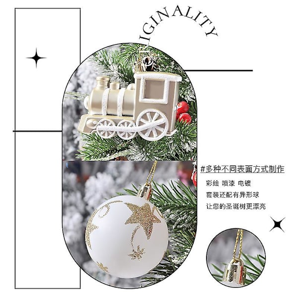 70 st julgranskulor Guld Julgranskulor Julgranskulor Set Bollar
