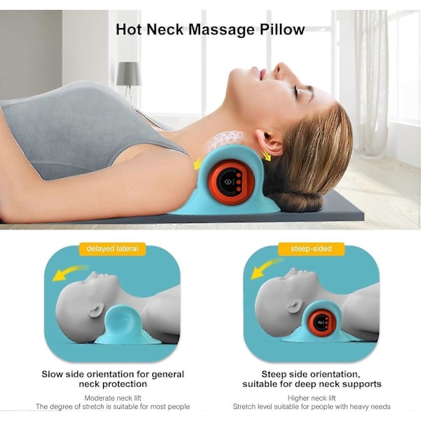 Nakkemassasje, Elektrisk 4d Nakke- og Skuldermassasje med Varme, Shiatsu Nakke