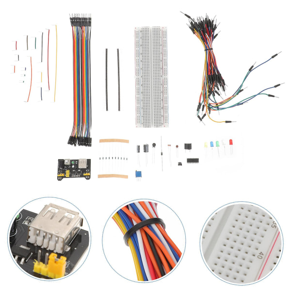 Brödskivor Brödskiva Kit Prototyping Krets Jumper Wires Prototyping Krets Brödskiva Kit Startpaket