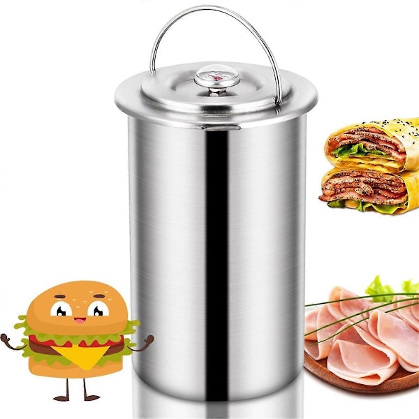 Trykk Ham Maker, kjøttpresse i rustfritt stål for å lage hjemmelaget pålegg med termometer