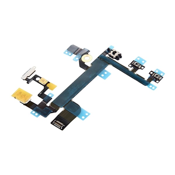 Strømknapp/av-knapp og volumknapp fleksibel kabel erstatningsdel for iPhone SE (1. generasjon)