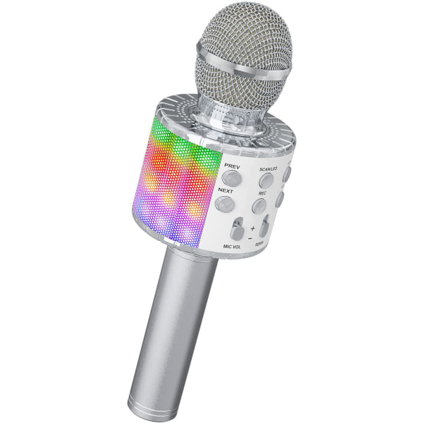Trådløs karaokemikrofon, karaokemikrofon for barn med Da
