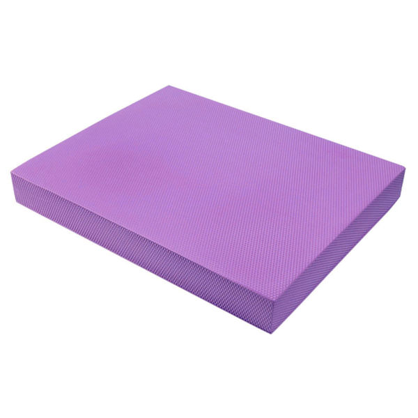 TPE Material Balance Træningsfoam Pad - Blød Pude til Træning, Fitness og Yogamåtte (Mørk Rattan Lilla)