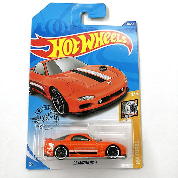 Hot Wheels 1:64 Bil 95 Mazda Rx-7  Metall Diecast Modellbil Barnleksaker Present