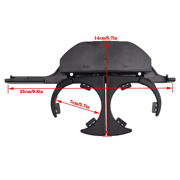 2 st Bilstolshållare Retractable Cup Holder Outlet Drink Holder 51168190205 För E39 525 528 530 540 1995-2006