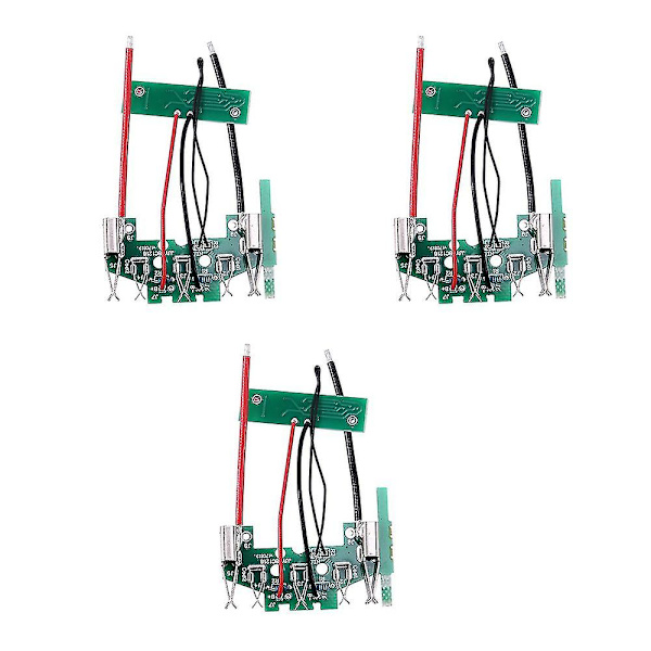 3 st BAT610 18V Litium-Batteri PCB Laddningsskyddskrets