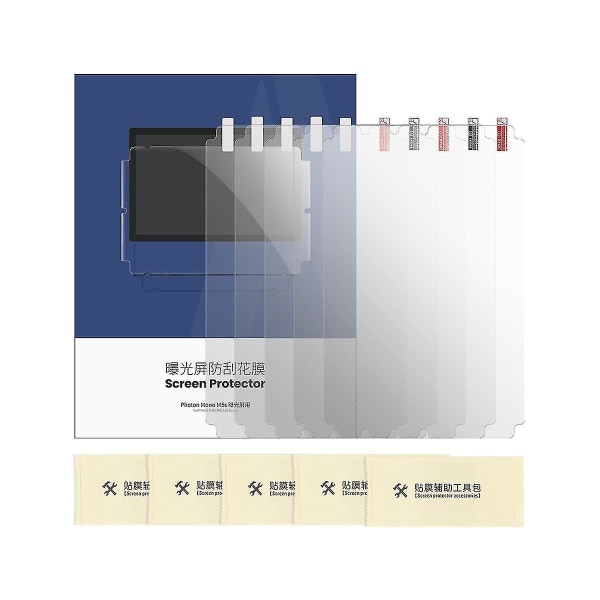 5 stk/pakke Lcd-skjermbeskyttersett for Photon Mono M5s 3d-skrivertilbehør 3d-skriver S