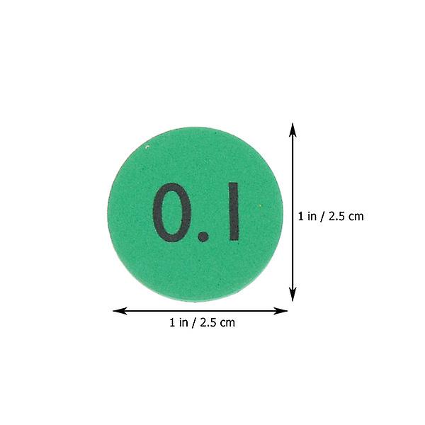160 st platsvärdesdiskar aritmetiska runda diskar siffror platsdiskar Eva matematiska nummerdiskar