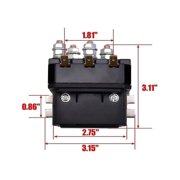 12v 250a Spilkontakt Relæ Kontaktor Til Aut Utv 5000-700