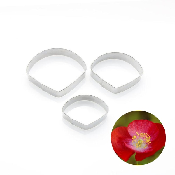 3 st/set Majsblomma kronblad form DIY Fondant Choklad
