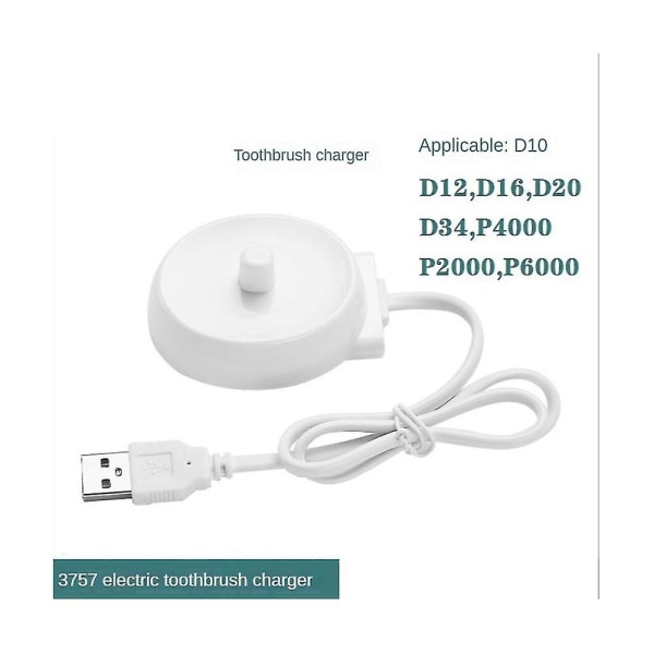 USB matkalaturitelakka 3757 sähköhammasharjan latausteline P2000p4000p6000p7000d10d12d16d