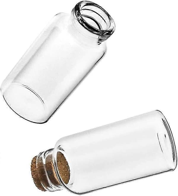 48 kpl 25 ml:n minilasisia pulloja korkeilla