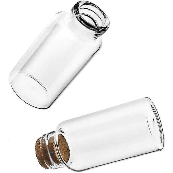 48 st 25 ml Mini Glasflaskor Med Korkar