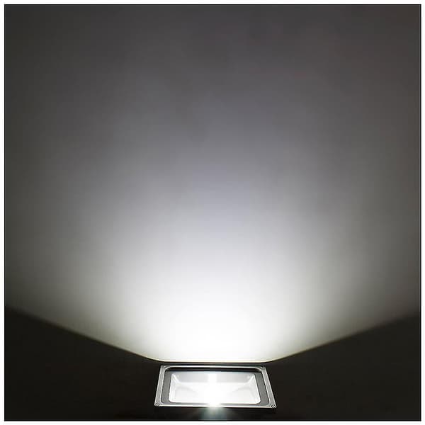 Varmvit LED-strålkastare med LED-belysning och PIR-rörelsesensor (10 W)