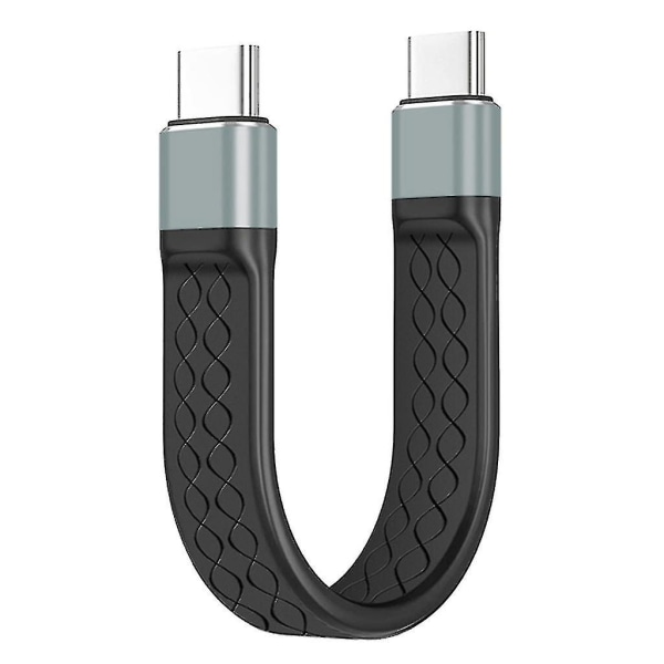 Kort USB C-kabel 40 gbps dataoverføring PD hurtiglading USB C til USB C-kabel