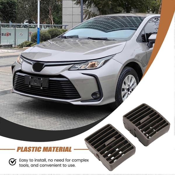 Bil AC Luftventil Utloppspanel Gallerskydd Ram Fascia för EX E120 Dash Kit