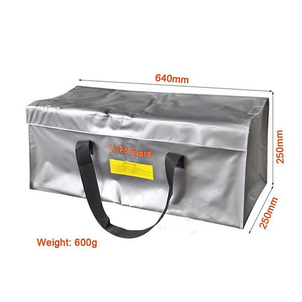 Extra stor Lipo Batteri Explosionssäker Multifunktionell Säkerhetsväska 64x25x25cm