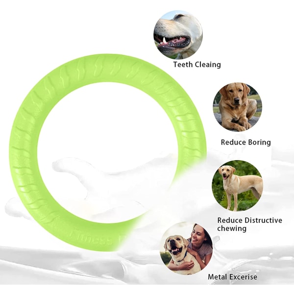 Bite ring interaktiv treningsring hundeleke frisbee flytende