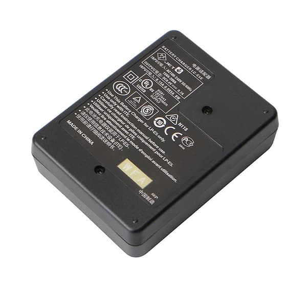Lc E5e Batterilader for 450d 1000d Lp E5 Litiumbatteri Eu-plugg