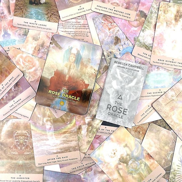 Jernboks The Rose Oracle Card Tarot Prophecy Divination Deck Party Game W/manual