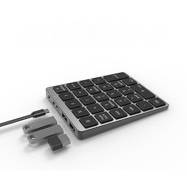 N970 Pro Oppladbart Bluetooth Numerisk Tastatur 28-tasters Lys